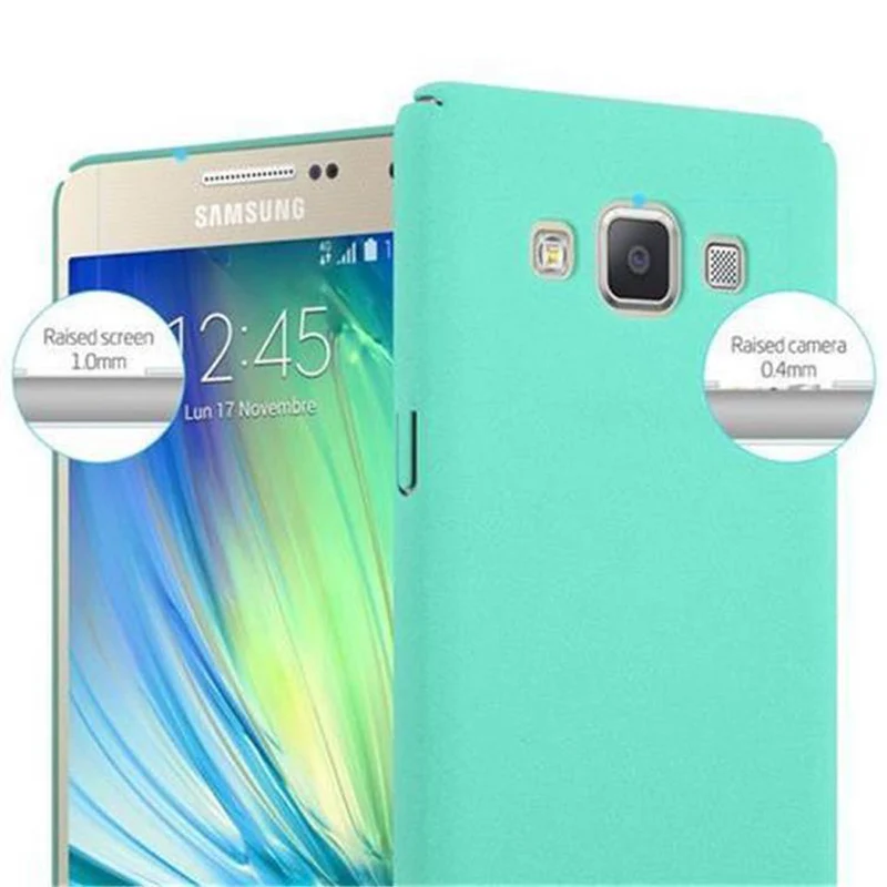 Cadorabo Hülle kompatibel mit Samsung Galaxy A5 2015 Hard Case Schutzhülle in Frosted Optik gegen Kratzer und Stöße