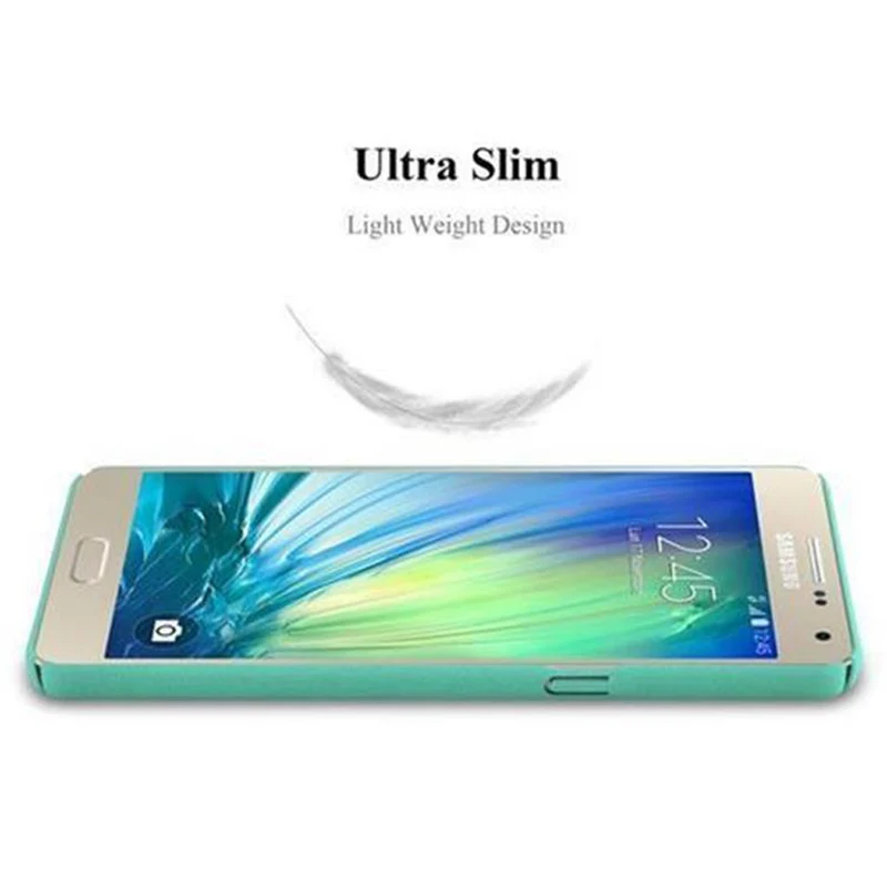 Cadorabo Hülle kompatibel mit Samsung Galaxy A5 2015 Hard Case Schutzhülle in Frosted Optik gegen Kratzer und Stöße