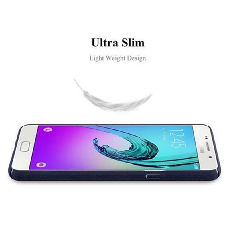 Cadorabo Hülle kompatibel mit Samsung Galaxy A3 2016 Hard Case Schutzhülle in Frosted Optik gegen Kratzer und Stöße