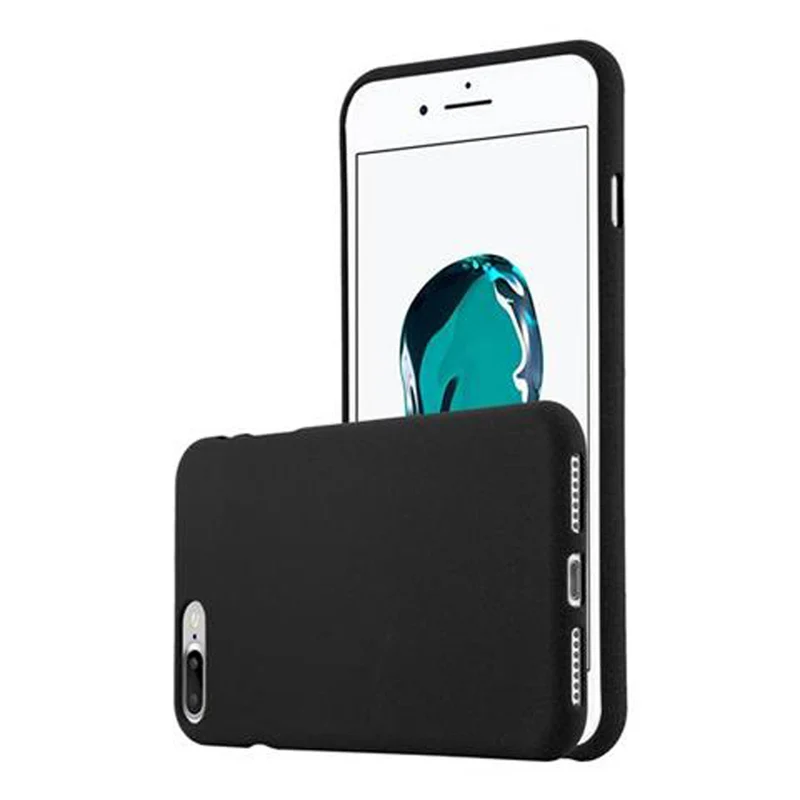 Cadorabo Hülle kompatibel mit Apple iPhone 7 PLUS / 7S PLUS / 8 PLUS Schutzhülle aus flexiblem TPU Silikon