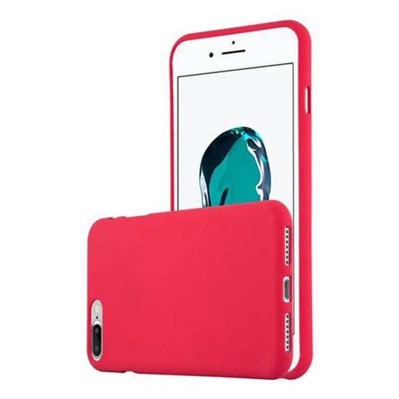 Cadorabo Hülle kompatibel mit Apple iPhone 7 PLUS / 7S PLUS / 8 PLUS Schutzhülle aus flexiblem TPU Silikon