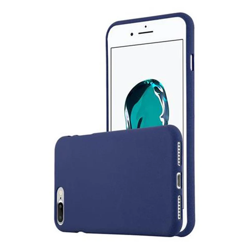 Cadorabo Hülle kompatibel mit Apple iPhone 7 PLUS / 7S PLUS / 8 PLUS Schutzhülle aus flexiblem TPU Silikon