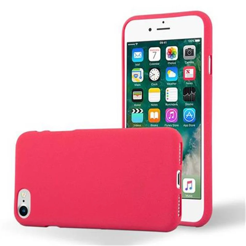 Cadorabo Hülle kompatibel mit Apple iPhone 7 / 7S / 8 / SE 2020 Schutzhülle aus flexiblem TPU Silikon