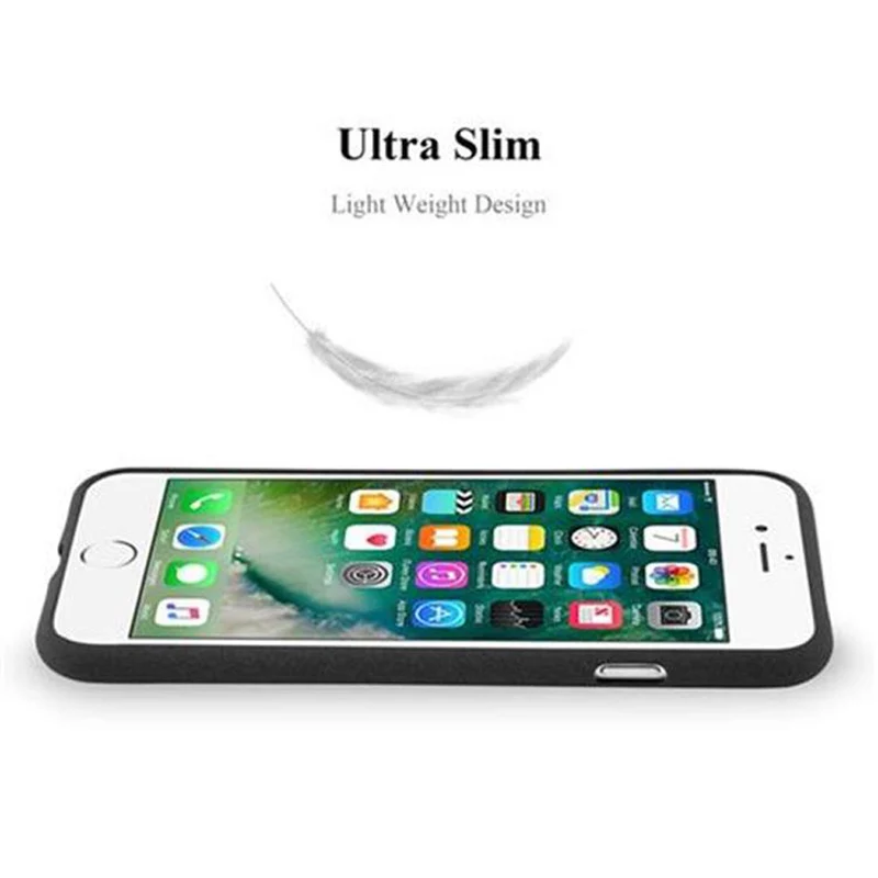 Cadorabo Hülle kompatibel mit Apple iPhone 7 / 7S / 8 / SE 2020 Schutzhülle aus flexiblem TPU Silikon