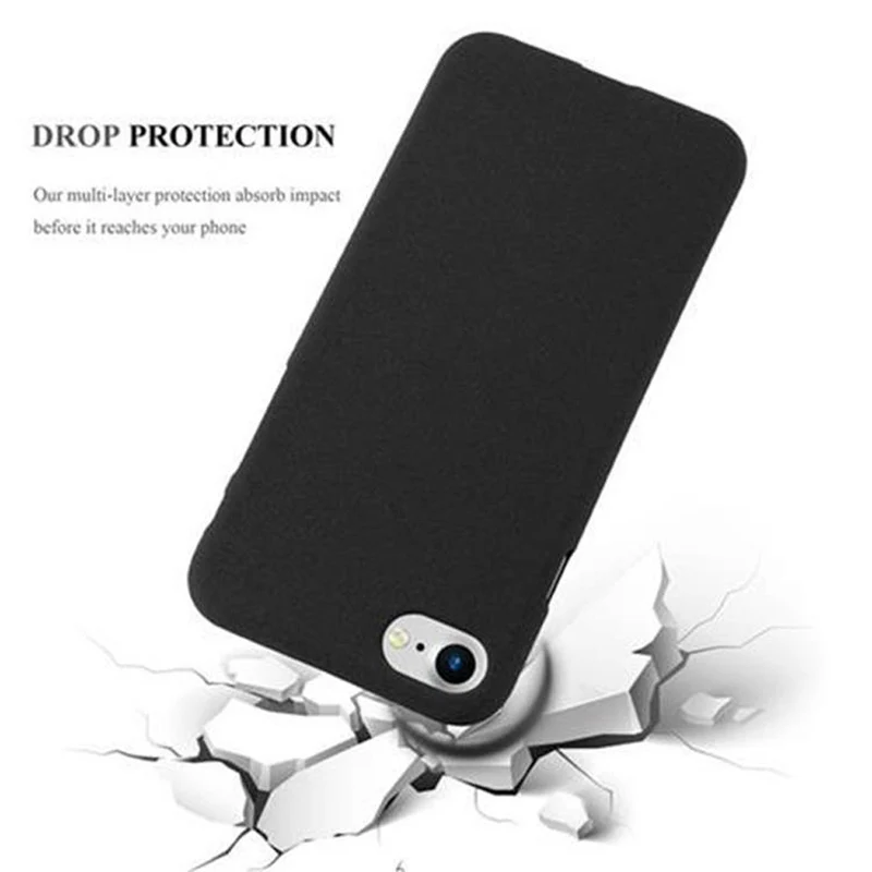 Cadorabo Hülle kompatibel mit Apple iPhone 7 / 7S / 8 / SE 2020 Schutzhülle aus flexiblem TPU Silikon