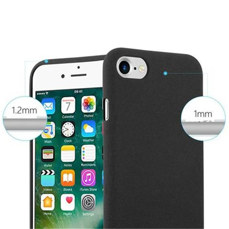 Cadorabo Hülle kompatibel mit Apple iPhone 7 / 7S / 8 / SE 2020 Schutzhülle aus flexiblem TPU Silikon