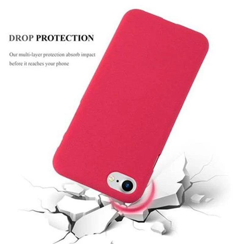 Cadorabo Hülle kompatibel mit Apple iPhone 7 / 7S / 8 / SE 2020 Schutzhülle aus flexiblem TPU Silikon