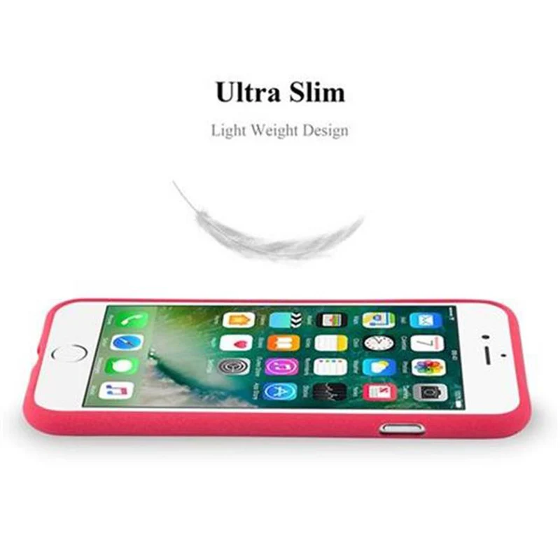 Cadorabo Hülle kompatibel mit Apple iPhone 7 / 7S / 8 / SE 2020 Schutzhülle aus flexiblem TPU Silikon