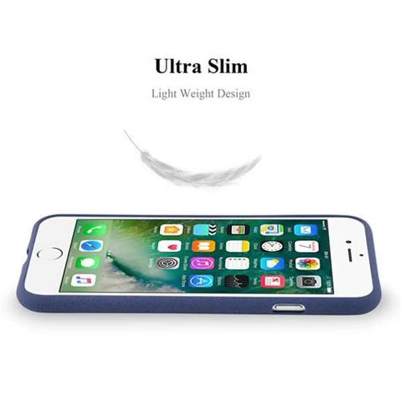 Cadorabo Hülle kompatibel mit Apple iPhone 7 / 7S / 8 / SE 2020 Schutzhülle aus flexiblem TPU Silikon