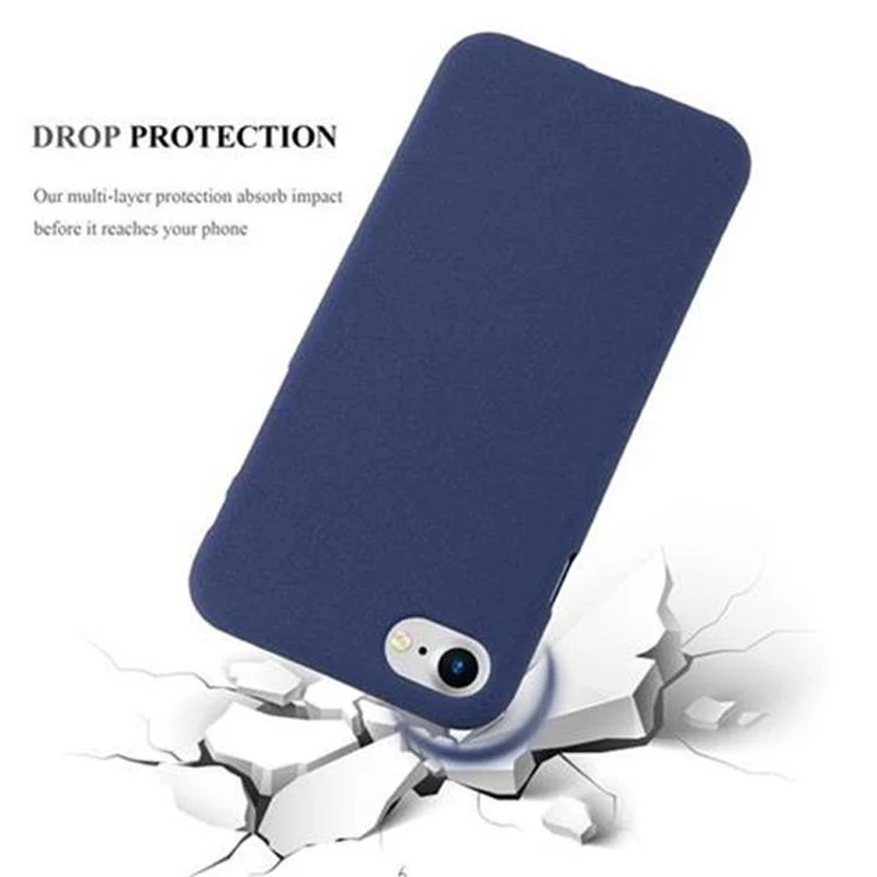 Cadorabo Hülle kompatibel mit Apple iPhone 7 / 7S / 8 / SE 2020 Schutzhülle aus flexiblem TPU Silikon
