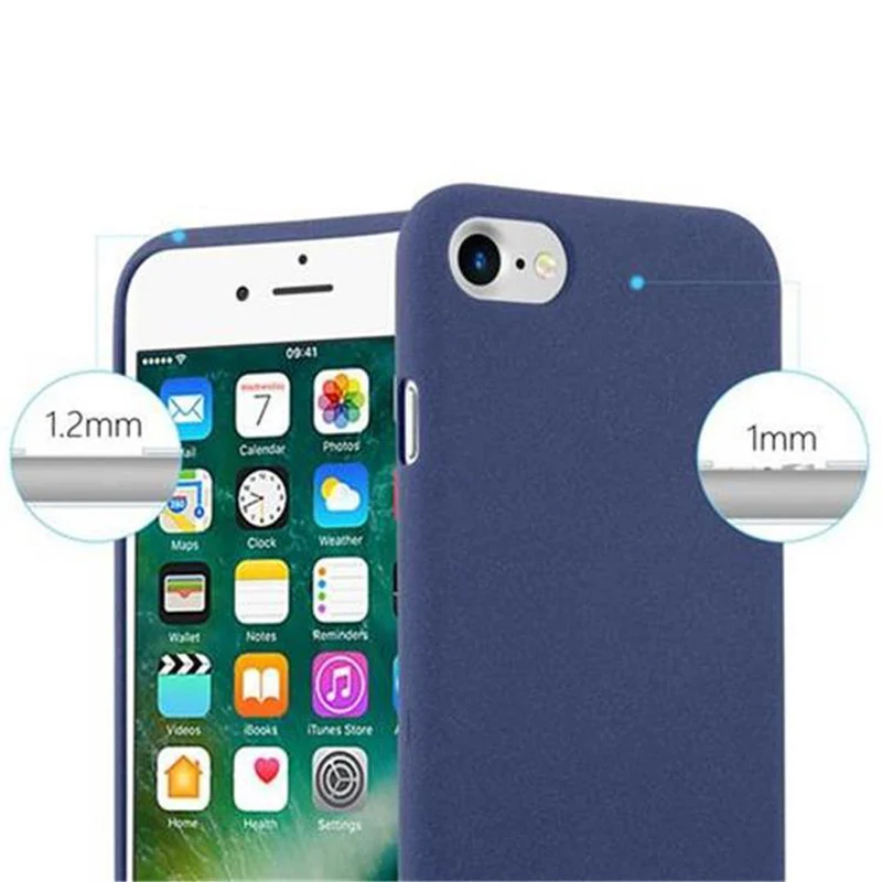 Cadorabo Hülle kompatibel mit Apple iPhone 7 / 7S / 8 / SE 2020 Schutzhülle aus flexiblem TPU Silikon