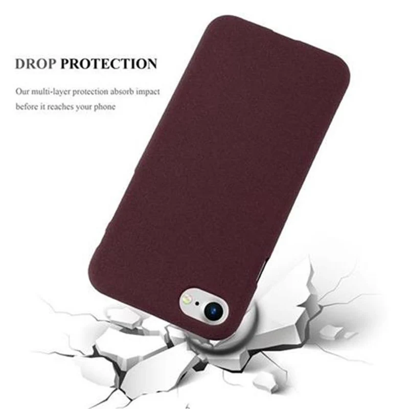 Cadorabo Hülle kompatibel mit Apple iPhone 7 / 7S / 8 / SE 2020 Schutzhülle aus flexiblem TPU Silikon