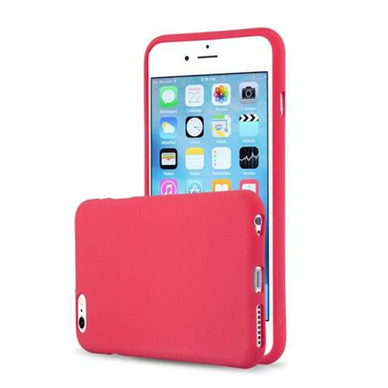 Cadorabo Hülle kompatibel mit Apple iPhone 6 PLUS / 6S PLUS Schutzhülle aus flexiblem TPU Silikon