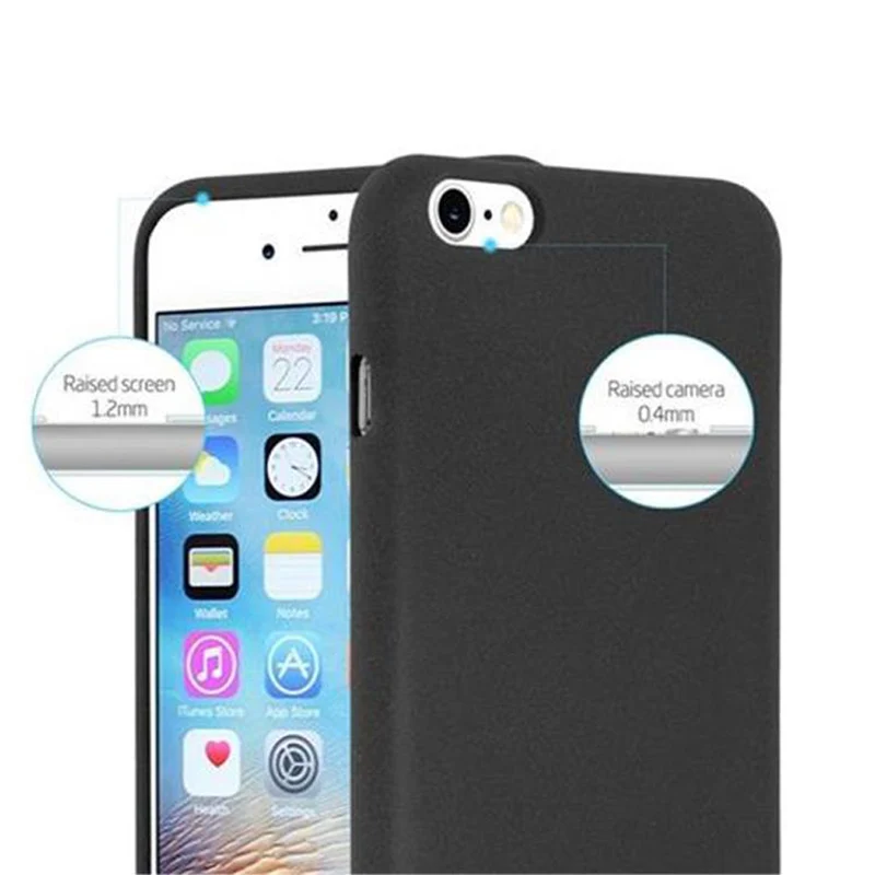 Cadorabo Hülle kompatibel mit Apple iPhone 6 PLUS / 6S PLUS Schutzhülle aus flexiblem TPU Silikon