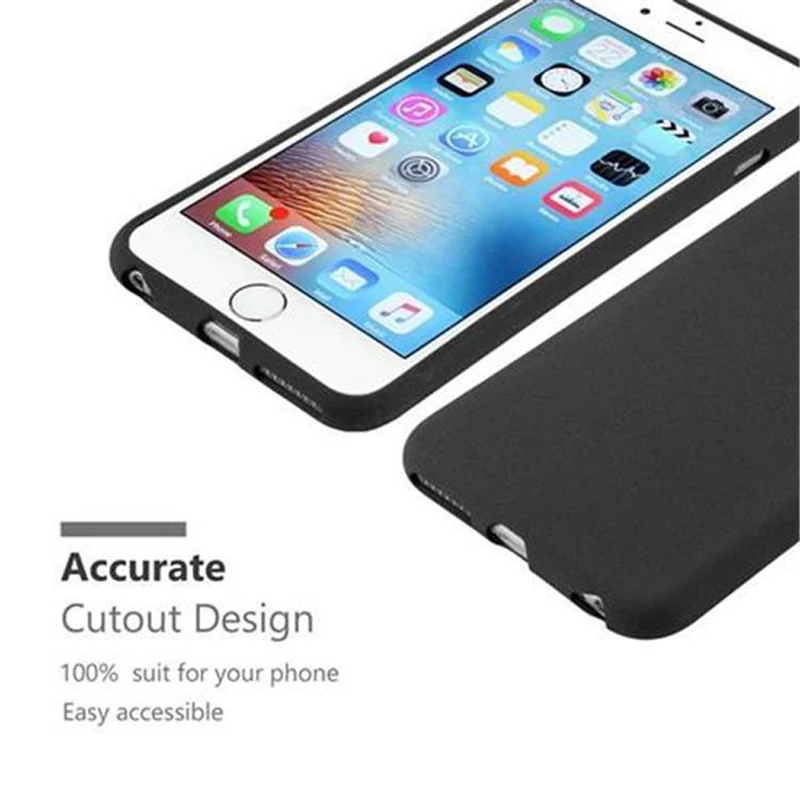 Cadorabo Hülle kompatibel mit Apple iPhone 6 PLUS / 6S PLUS Schutzhülle aus flexiblem TPU Silikon