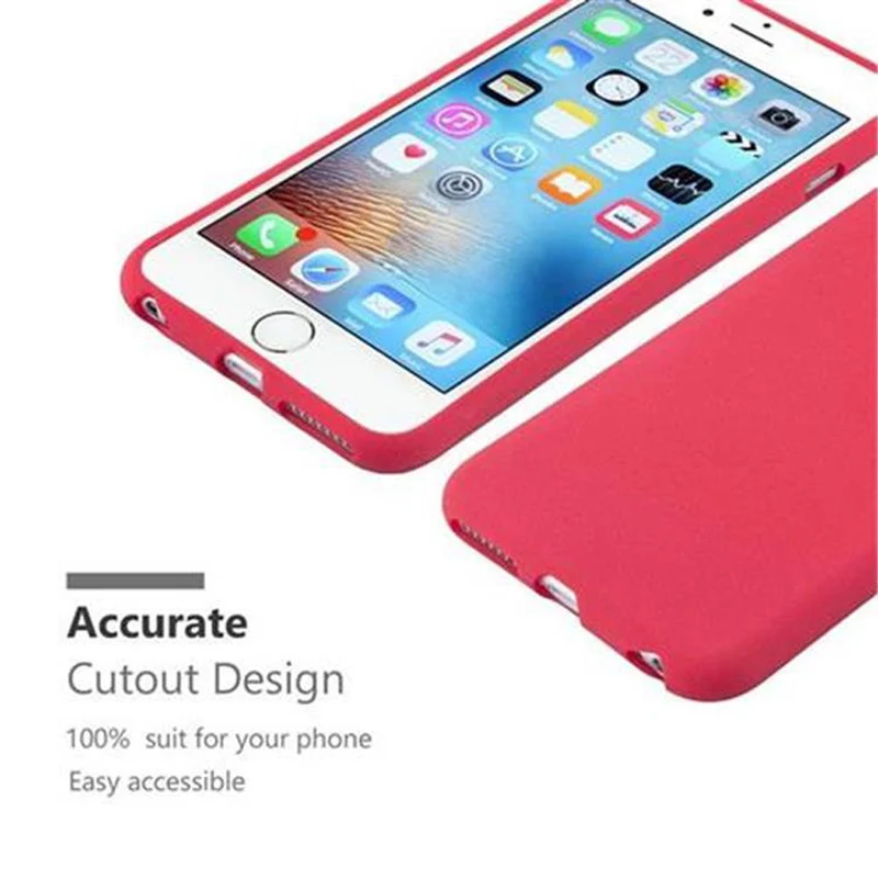 Cadorabo Hülle kompatibel mit Apple iPhone 6 PLUS / 6S PLUS Schutzhülle aus flexiblem TPU Silikon