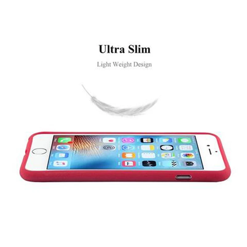 Cadorabo Hülle kompatibel mit Apple iPhone 6 PLUS / 6S PLUS Schutzhülle aus flexiblem TPU Silikon
