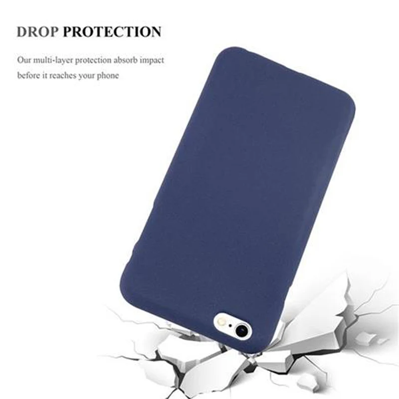 Cadorabo Hülle kompatibel mit Apple iPhone 6 PLUS / 6S PLUS Schutzhülle aus flexiblem TPU Silikon