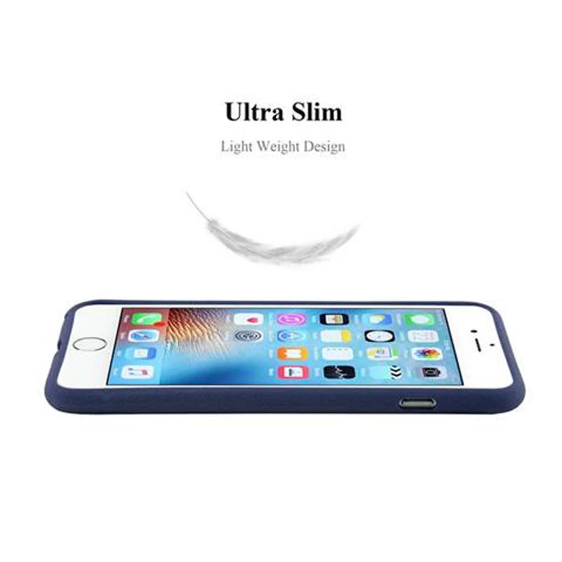 Cadorabo Hülle kompatibel mit Apple iPhone 6 PLUS / 6S PLUS Schutzhülle aus flexiblem TPU Silikon