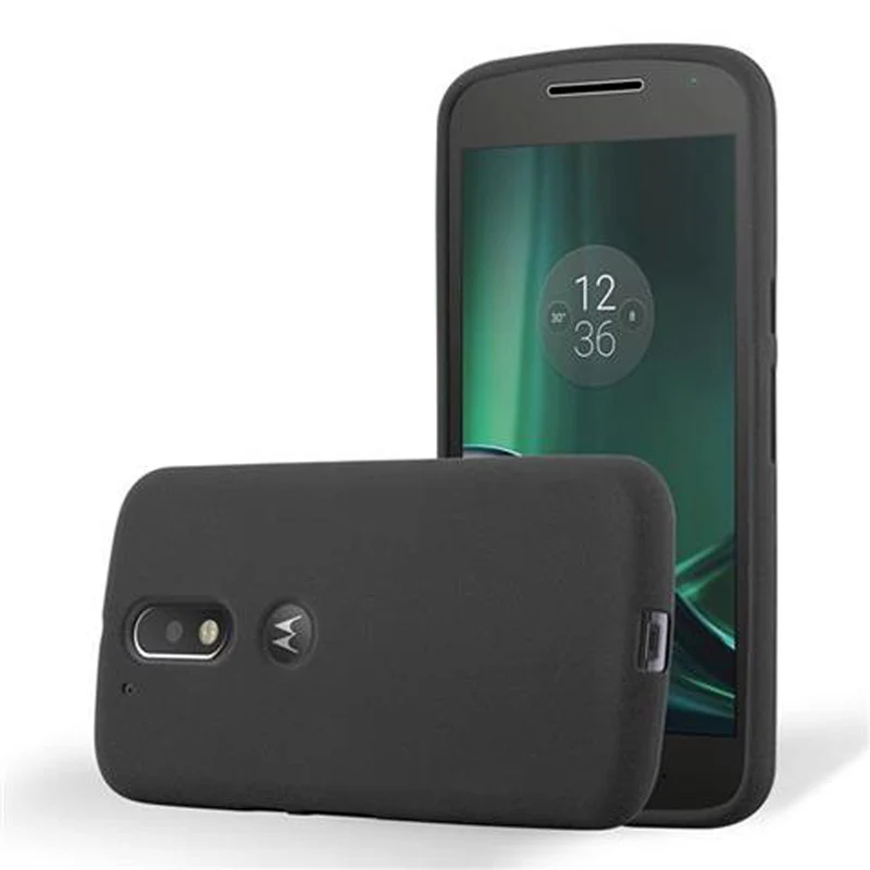 Cadorabo Hülle kompatibel mit Motorola MOTO G4 / G4 PLUS Schutzhülle aus flexiblem TPU Silikon