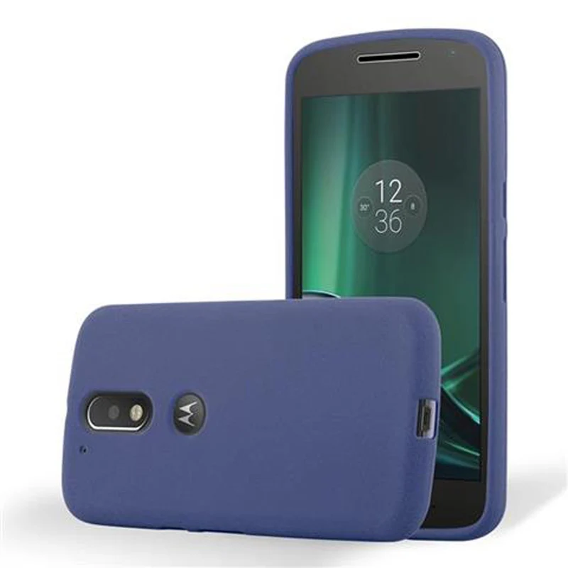 Cadorabo Hülle kompatibel mit Motorola MOTO G4 / G4 PLUS Schutzhülle aus flexiblem TPU Silikon
