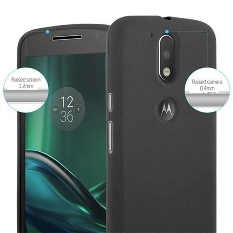 Cadorabo Hülle kompatibel mit Motorola MOTO G4 / G4 PLUS Schutzhülle aus flexiblem TPU Silikon