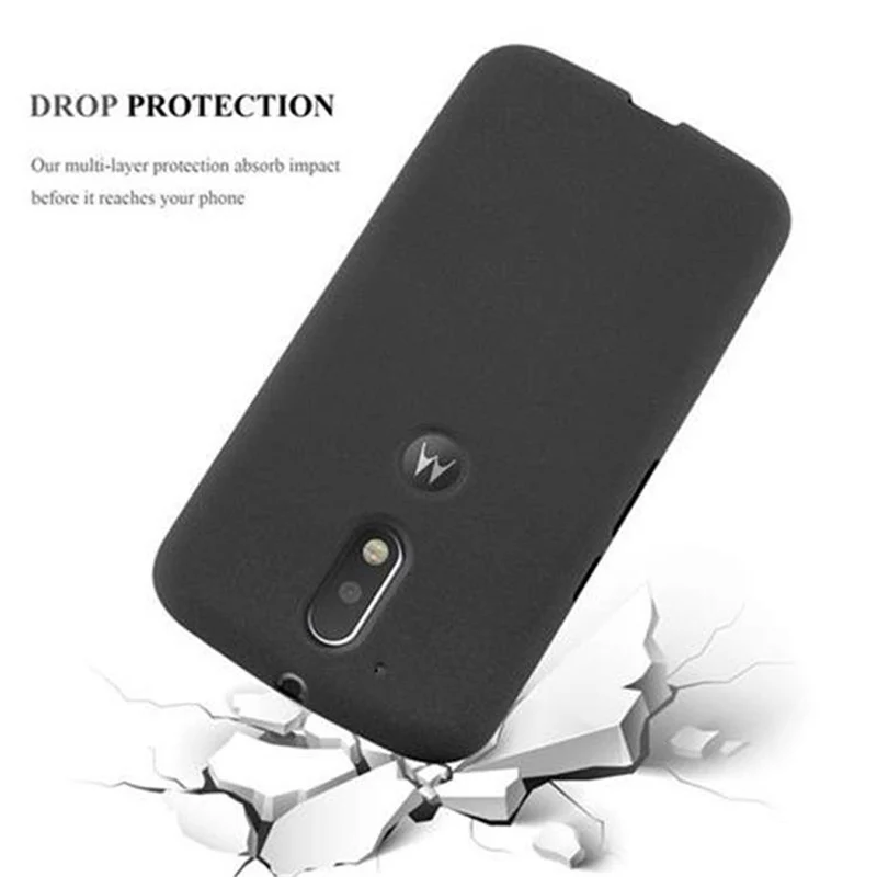 Cadorabo Hülle kompatibel mit Motorola MOTO G4 / G4 PLUS Schutzhülle aus flexiblem TPU Silikon