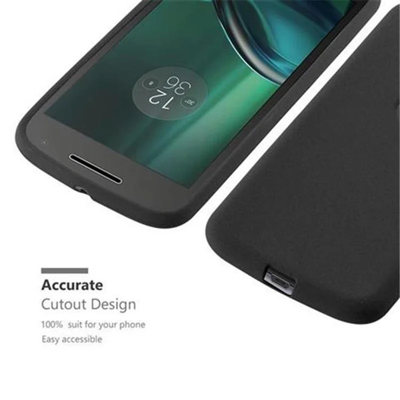 Cadorabo Hülle kompatibel mit Motorola MOTO G4 / G4 PLUS Schutzhülle aus flexiblem TPU Silikon