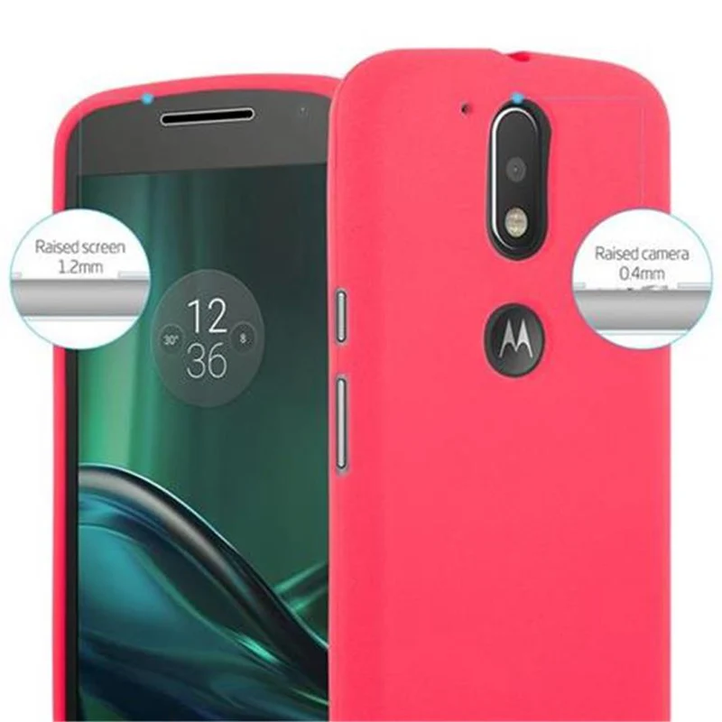 Cadorabo Hülle kompatibel mit Motorola MOTO G4 / G4 PLUS Schutzhülle aus flexiblem TPU Silikon