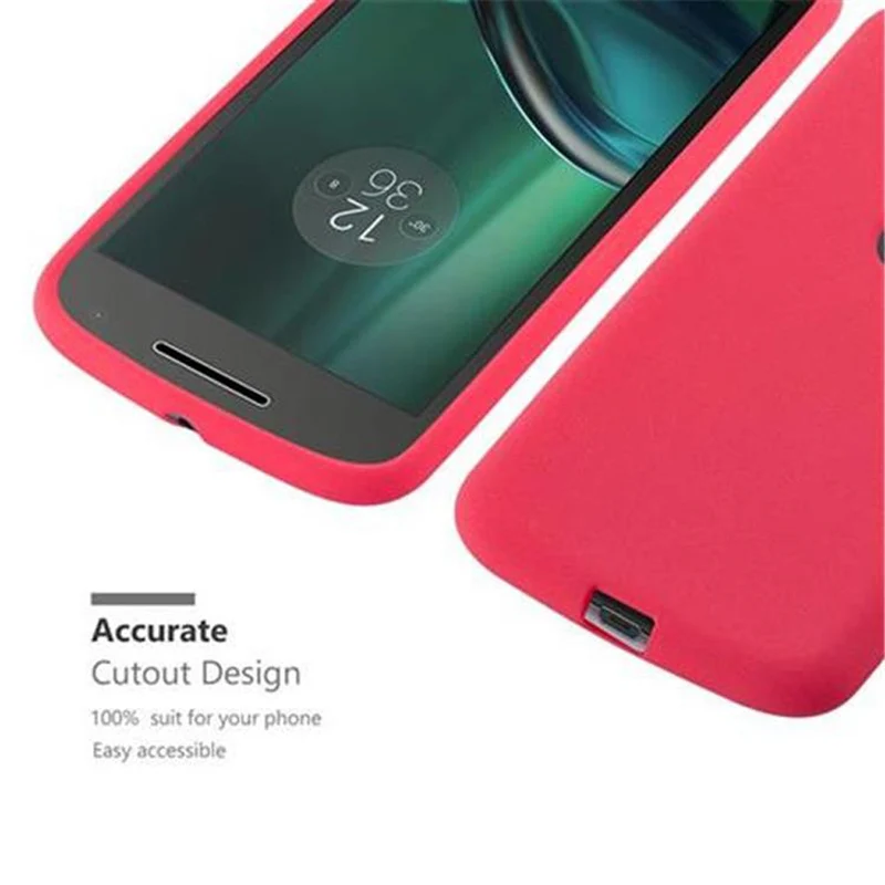 Cadorabo Hülle kompatibel mit Motorola MOTO G4 / G4 PLUS Schutzhülle aus flexiblem TPU Silikon