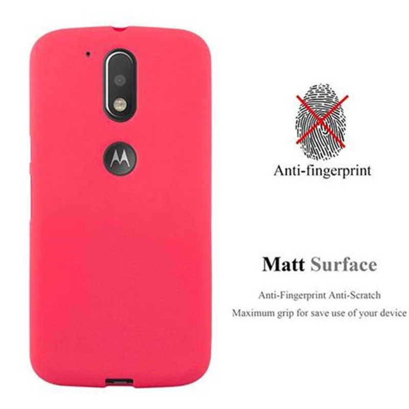 Cadorabo Hülle kompatibel mit Motorola MOTO G4 / G4 PLUS Schutzhülle aus flexiblem TPU Silikon