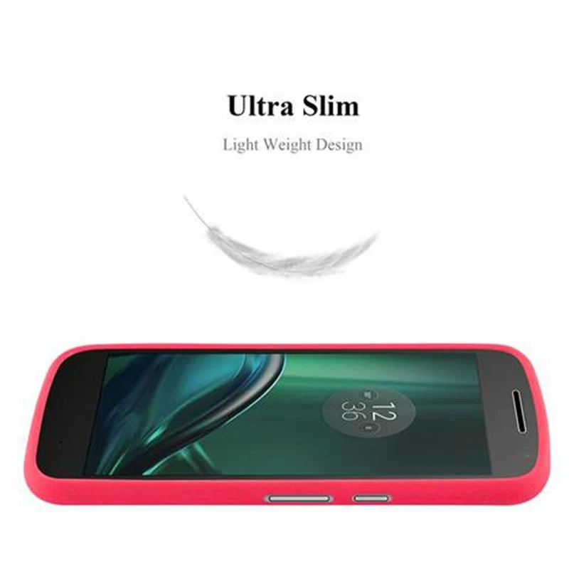 Cadorabo Hülle kompatibel mit Motorola MOTO G4 / G4 PLUS Schutzhülle aus flexiblem TPU Silikon
