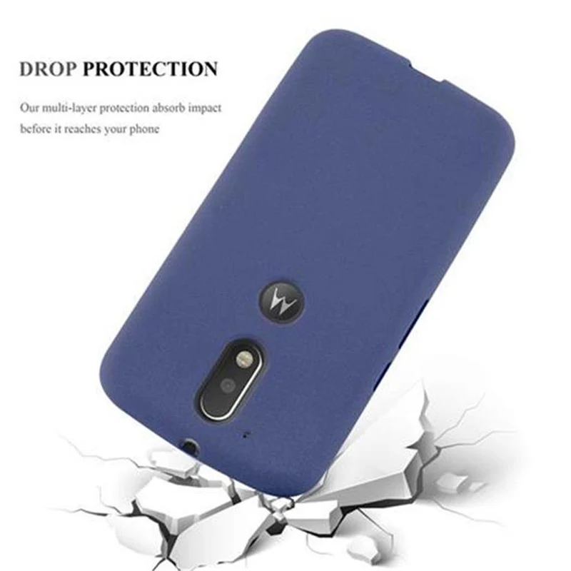 Cadorabo Hülle kompatibel mit Motorola MOTO G4 / G4 PLUS Schutzhülle aus flexiblem TPU Silikon