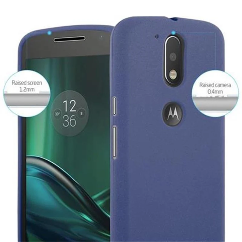 Cadorabo Hülle kompatibel mit Motorola MOTO G4 / G4 PLUS Schutzhülle aus flexiblem TPU Silikon
