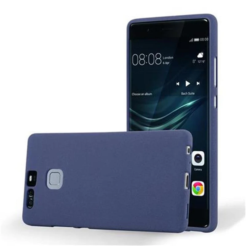 Cadorabo Hülle kompatibel mit Huawei P9 Schutzhülle aus flexiblem TPU Silikon
