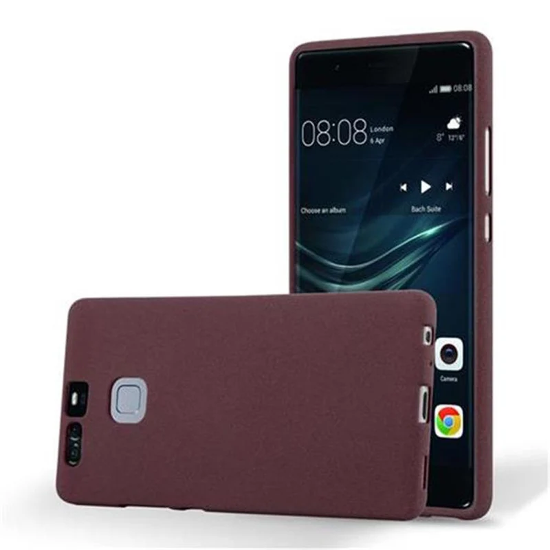 Cadorabo Hülle kompatibel mit Huawei P9 Schutzhülle aus flexiblem TPU Silikon