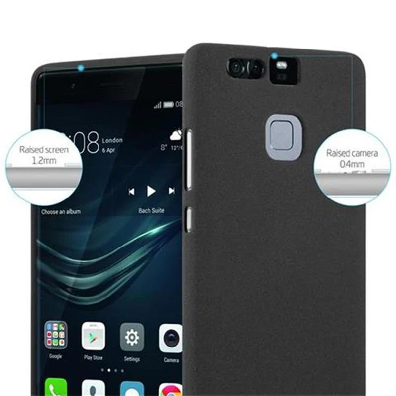 Cadorabo Hülle kompatibel mit Huawei P9 Schutzhülle aus flexiblem TPU Silikon