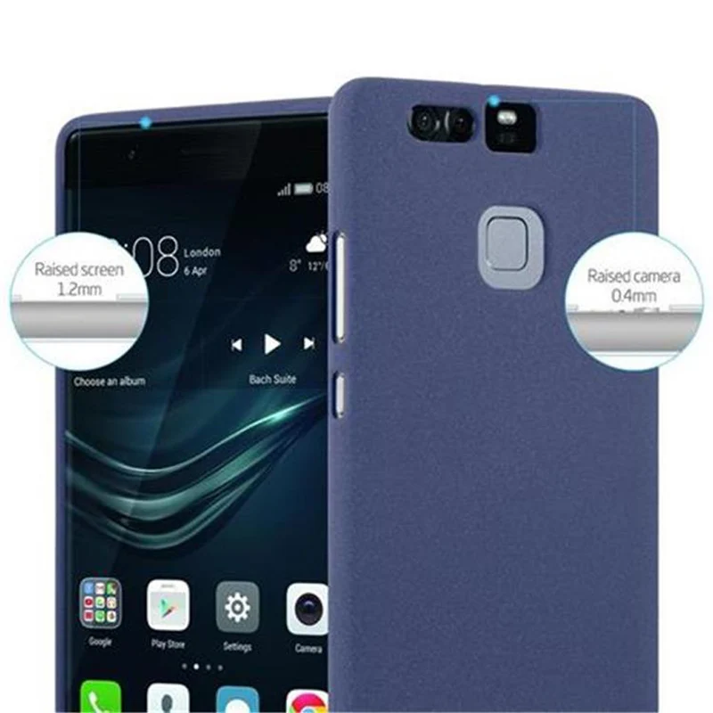 Cadorabo Hülle kompatibel mit Huawei P9 Schutzhülle aus flexiblem TPU Silikon
