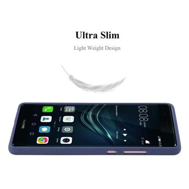 Cadorabo Hülle kompatibel mit Huawei P9 Schutzhülle aus flexiblem TPU Silikon