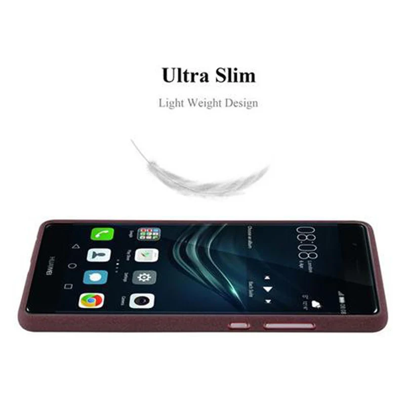 Cadorabo Hülle kompatibel mit Huawei P9 Schutzhülle aus flexiblem TPU Silikon