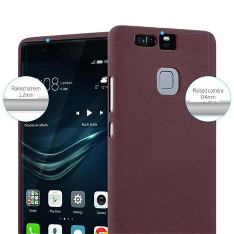 Cadorabo Hülle kompatibel mit Huawei P9 Schutzhülle aus flexiblem TPU Silikon