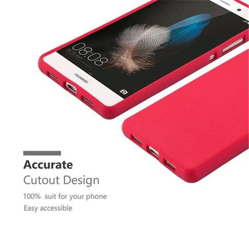 Cadorabo Hülle kompatibel mit Huawei P8 LITE 2015 Schutzhülle aus flexiblem TPU Silikon