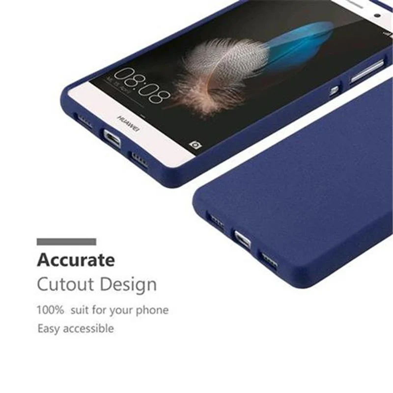 Cadorabo Hülle kompatibel mit Huawei P8 LITE 2015 Schutzhülle aus flexiblem TPU Silikon