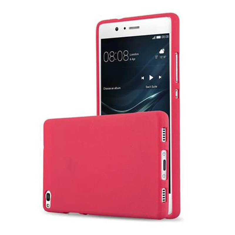 Cadorabo Hülle kompatibel mit Huawei P8 Schutzhülle aus flexiblem TPU Silikon