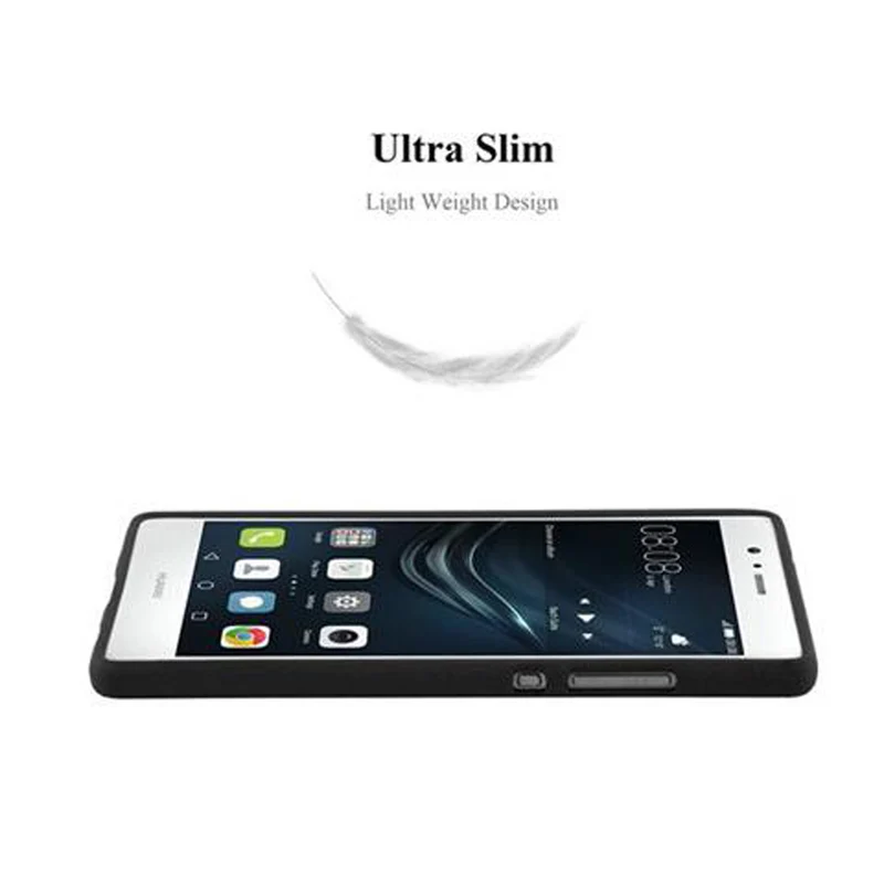 Cadorabo Hülle kompatibel mit Huawei P8 Schutzhülle aus flexiblem TPU Silikon