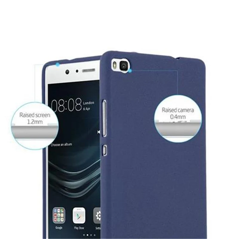 Cadorabo Hülle kompatibel mit Huawei P8 Schutzhülle aus flexiblem TPU Silikon