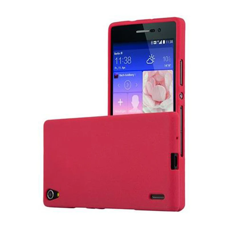 Cadorabo Hülle kompatibel mit Huawei ASCEND P7 Schutzhülle aus flexiblem TPU Silikon