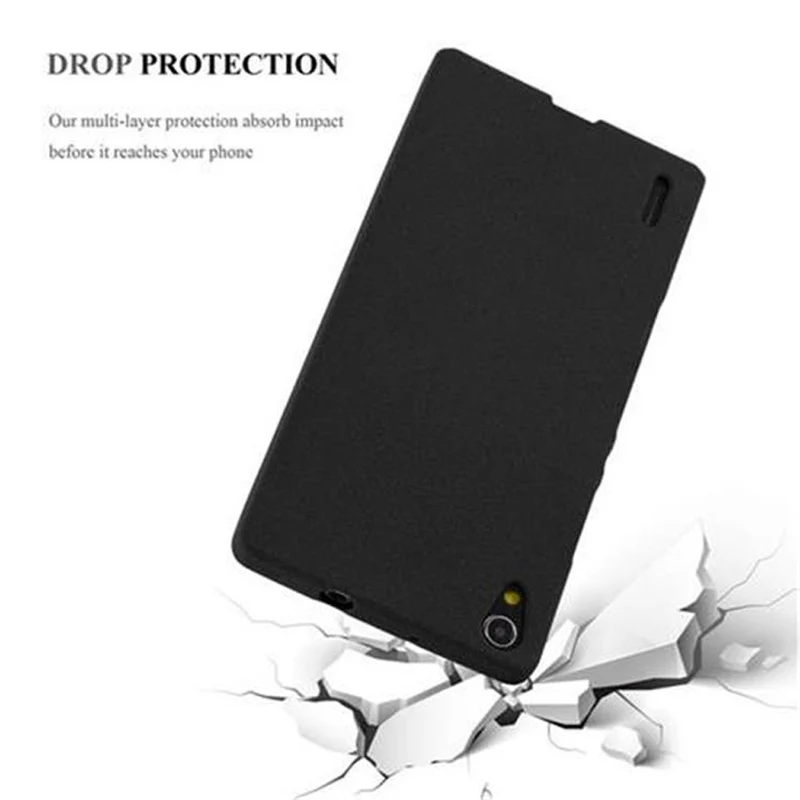 Cadorabo Hülle kompatibel mit Huawei ASCEND P7 Schutzhülle aus flexiblem TPU Silikon