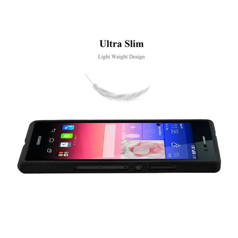 Cadorabo Hülle kompatibel mit Huawei ASCEND P7 Schutzhülle aus flexiblem TPU Silikon