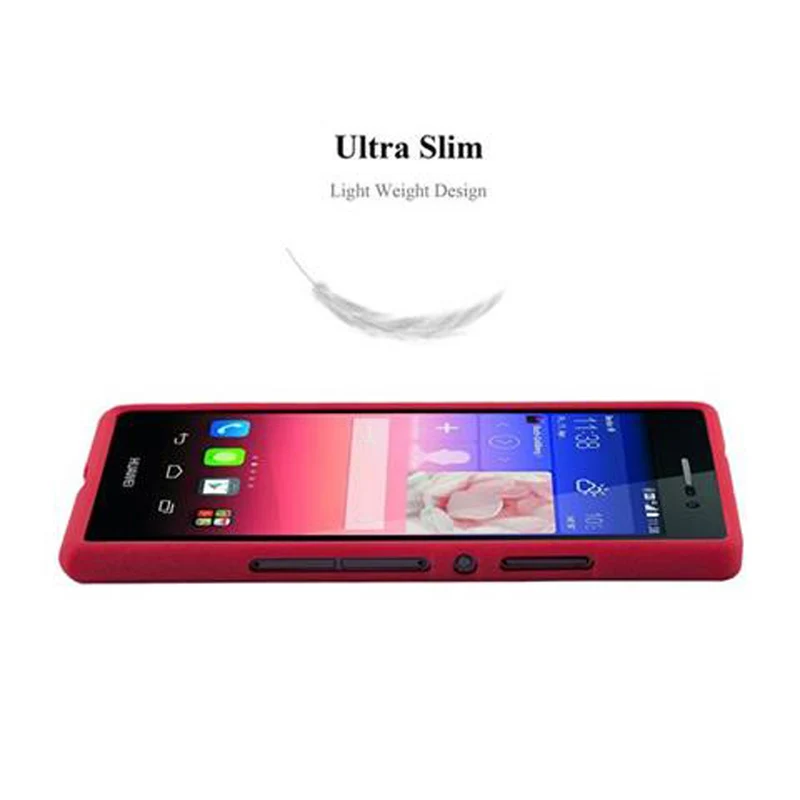 Cadorabo Hülle kompatibel mit Huawei ASCEND P7 Schutzhülle aus flexiblem TPU Silikon